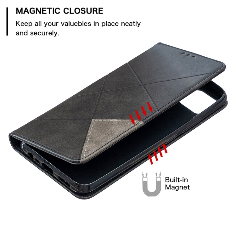 Rhombus Texture Horizontal Flip Magnetic Leather Case with Holder & Card Slots, For OPPO Realme C11, For OPPO Realme 6, For OPPO Realme 6 Pro, For OPPO Reno3 Pro, For OPPO Reno4 Pro 5G