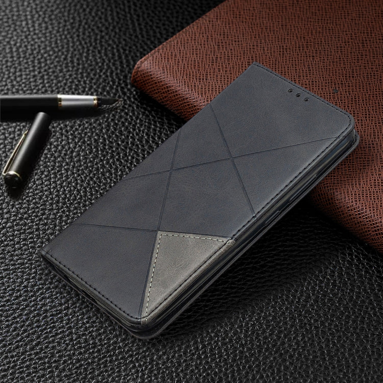 Rhombus Texture Horizontal Flip Magnetic Leather Case with Holder & Card Slots, For OPPO Realme C11, For OPPO Realme 6, For OPPO Realme 6 Pro, For OPPO Reno3 Pro, For OPPO Reno4 Pro 5G