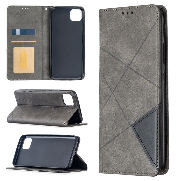 Rhombus Texture Horizontal Flip Magnetic Leather Case with Holder & Card Slots, For OPPO Realme C11, For OPPO Realme 6, For OPPO Realme 6 Pro, For OPPO Reno3 Pro, For OPPO Reno4 Pro 5G