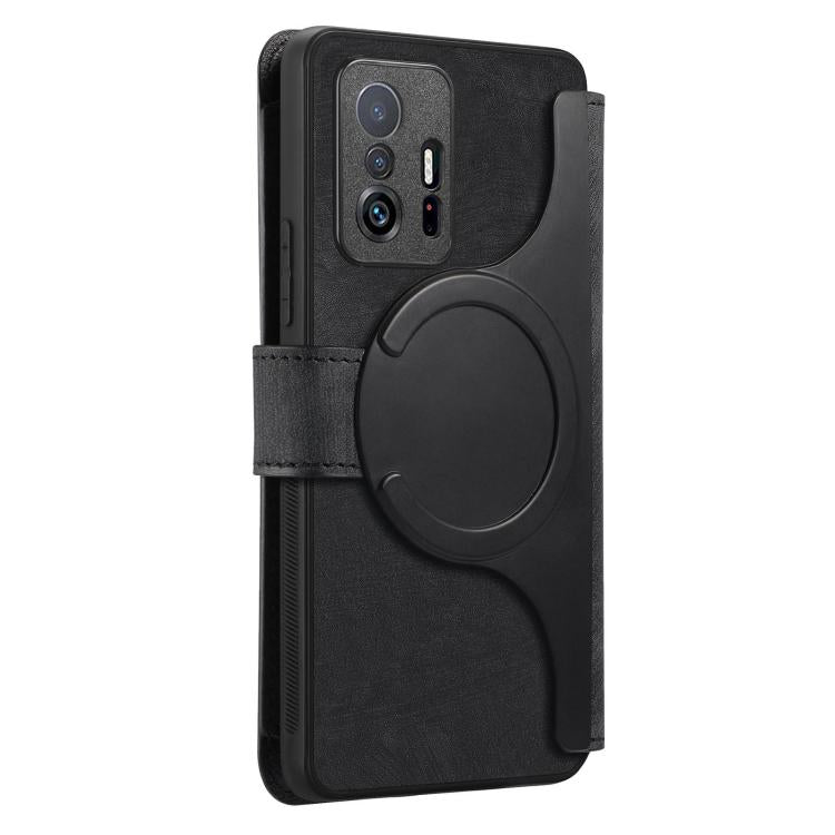 CaseNeo MagSafe RFID Anti-theft Zipper Wallet Retro Leather Phone Case, For Xiaomi Mi 11T / 11T Pro 5G, For Xiaomi Mi 11 Lite