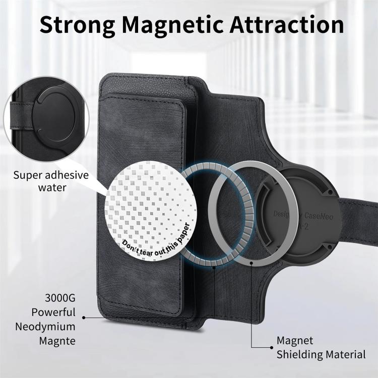 CaseNeo MagSafe RFID Anti-theft Zipper Wallet Retro Leather Phone Case, For Xiaomi Mi 11T / 11T Pro 5G, For Xiaomi Mi 11 Lite