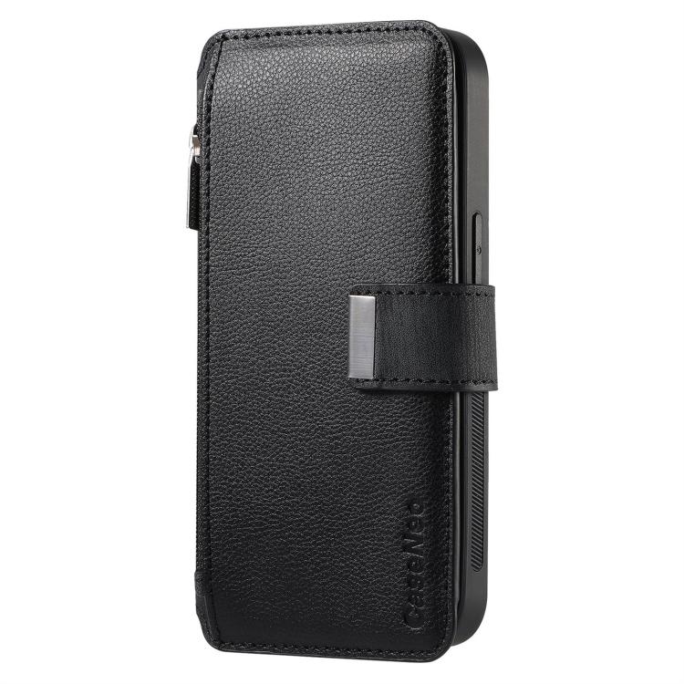 CaseNeo MagSafe RFID Anti-theft Zipper Wallet Retro Leather Phone Case, For Xiaomi 14T, For Xiaomi 13T / 13T Pro 5G, For Xiaomi Mi 11T / 11T Pro 5G, For Xiaomi Mi 11 Lite