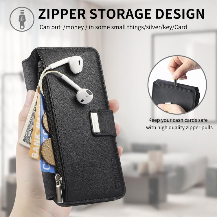 CaseNeo MagSafe RFID Anti-theft Zipper Wallet Retro Leather Phone Case, For Xiaomi 14T, For Xiaomi 13T / 13T Pro 5G, For Xiaomi Mi 11T / 11T Pro 5G, For Xiaomi Mi 11 Lite