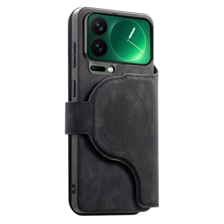 CaseNeo MagSafe RFID Anti-theft Zipper Wallet Retro Leather Phone Case, For Xiaomi 17 Pro Max, For Xiaomi 17, For Xiaomi 15T Pro 5G, For Xiaomi 15T 5G, For Xiaomi Poco X7 Pro, For Xiaomi 14T Pro, For Xiaomi 14T, For Xiaomi 13T / 13T Pro 5G
