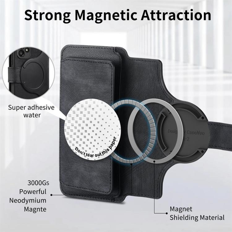 CaseNeo MagSafe RFID Anti-theft Zipper Wallet Retro Leather Phone Case, For Xiaomi 17T Pro 5G, For Xiaomi 17T 5G, For Xiaomi 17 Pro Max, For Xiaomi 17, For Xiaomi 15T Pro 5G, For Xiaomi 15T 5G, For Xiaomi Poco X7 Pro, For Xiaomi 14T Pro