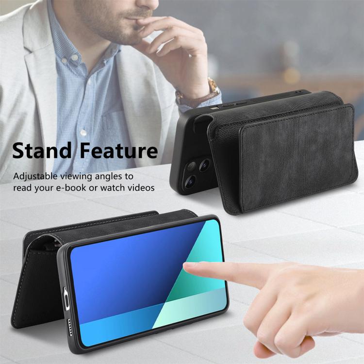 CaseNeo MagSafe RFID Anti-theft Zipper Wallet Retro Leather Phone Case, For Redmi Note 13 4G, For Redmi Note 13R Pro 5G, For Redmi Note 13 5G, For Redmi Note 13 Pro+, For Redmi Note 13 Pro 5G, For Redmi Note 12 4G Global, For Redmi Note 12 Pro+ 5G     ...