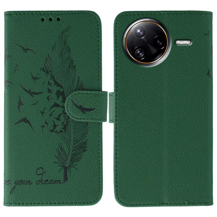 Feather Pattern Litchi Texture Leather Phone Case, For Xiaomi 17 Pro, For Xiaomi 17, For Xiaomi 15T Pro 5G, For Xiaomi 15T 5G, For Xiaomi Poco F7 Ultra / Redmi K80 Pro, For Xiaomi Poco F7 Pro / Redmi K80, For Xiaomi Poco C75 4G, For Xiaomi 14T Pro     ...