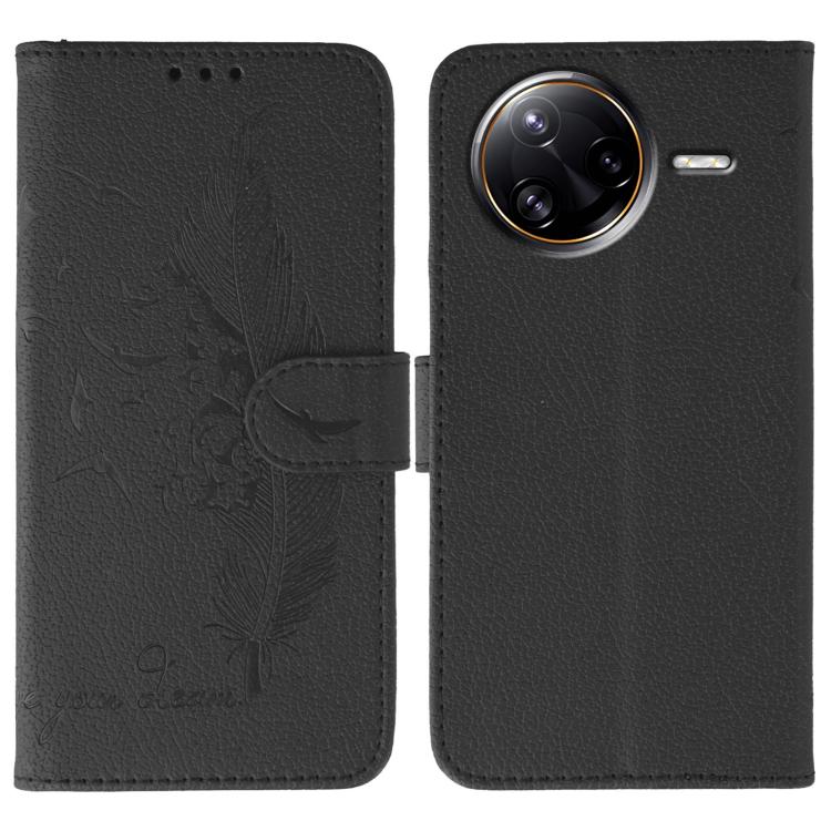 Feather Pattern Litchi Texture Leather Phone Case, For Xiaomi 17 Pro, For Xiaomi 17, For Xiaomi 15T Pro 5G, For Xiaomi 15T 5G, For Xiaomi Poco F7 Ultra / Redmi K80 Pro, For Xiaomi Poco F7 Pro / Redmi K80, For Xiaomi Poco C75 4G, For Xiaomi 14T Pro     ...