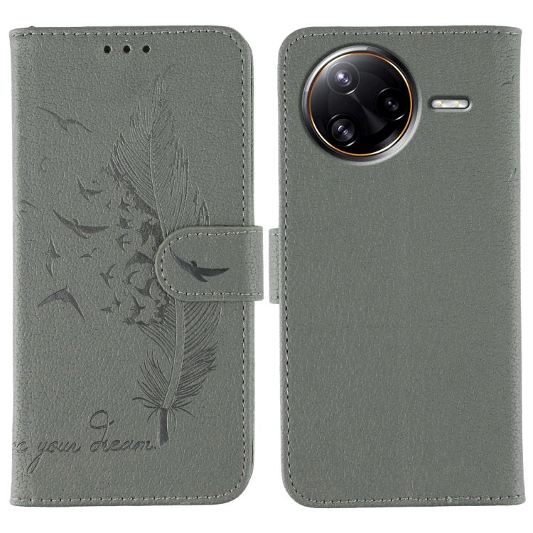 Feather Pattern Litchi Texture Leather Phone Case, For Xiaomi 17 Pro, For Xiaomi 17, For Xiaomi 15T Pro 5G, For Xiaomi 15T 5G, For Xiaomi Poco F7 Ultra / Redmi K80 Pro, For Xiaomi Poco F7 Pro / Redmi K80, For Xiaomi Poco C75 4G, For Xiaomi 14T Pro     ...