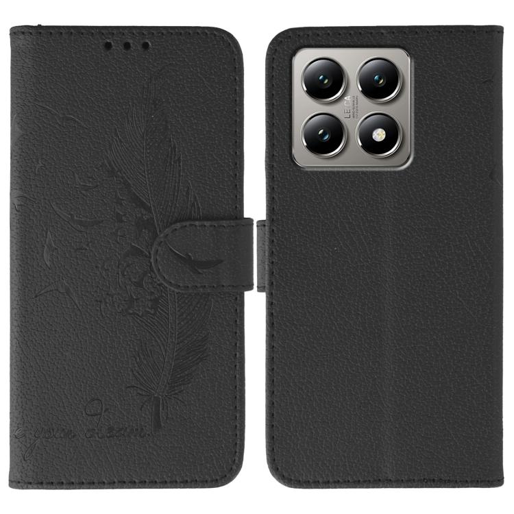 Feather Pattern Litchi Texture Leather Phone Case, For Xiaomi 17 Pro, For Xiaomi 17, For Xiaomi 15T Pro 5G, For Xiaomi 15T 5G, For Xiaomi Poco F7 Ultra / Redmi K80 Pro, For Xiaomi Poco F7 Pro / Redmi K80, For Xiaomi Poco C75 4G, For Xiaomi 14T Pro     ...