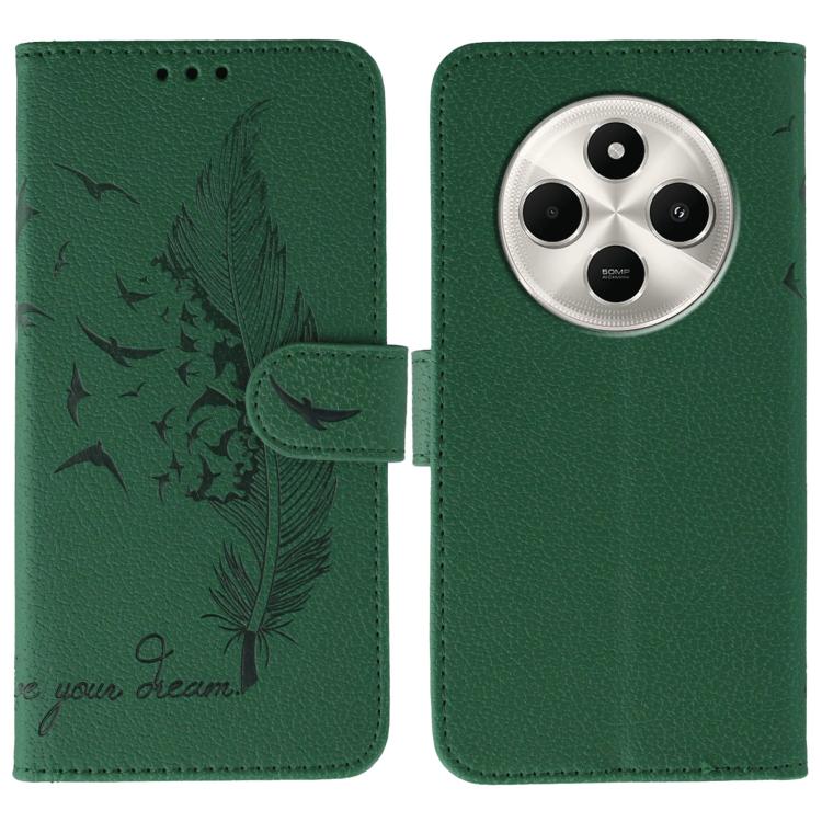 Feather Pattern Litchi Texture Leather Phone Case, For Xiaomi 17 Pro, For Xiaomi 17, For Xiaomi 15T Pro 5G, For Xiaomi 15T 5G, For Xiaomi Poco F7 Ultra / Redmi K80 Pro, For Xiaomi Poco F7 Pro / Redmi K80, For Xiaomi Poco C75 4G, For Xiaomi 14T Pro     ...