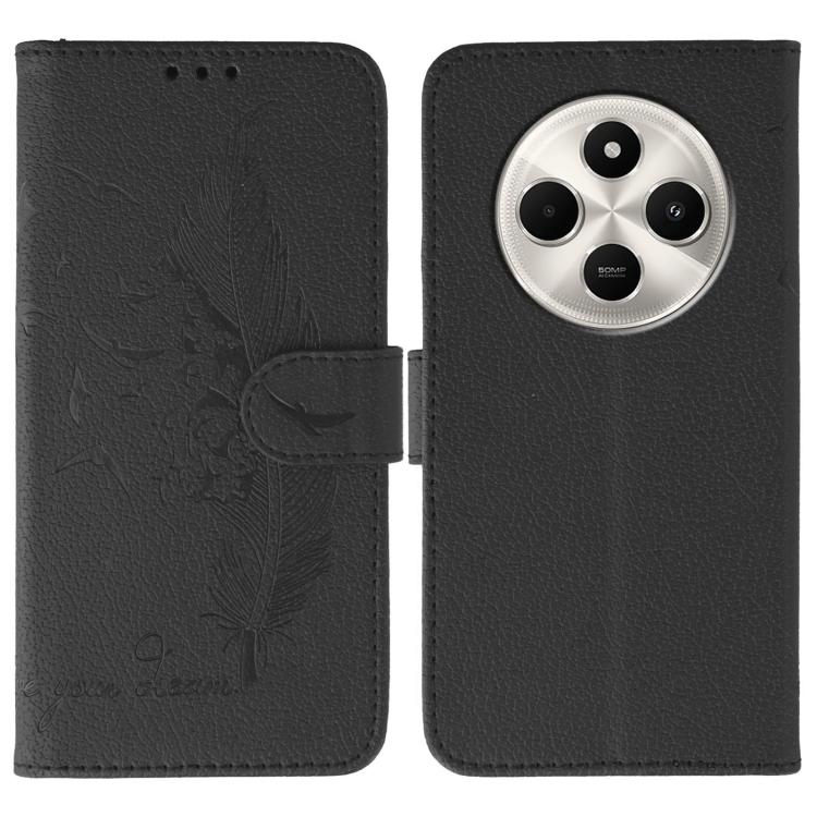 Feather Pattern Litchi Texture Leather Phone Case, For Xiaomi 17 Pro, For Xiaomi 17, For Xiaomi 15T Pro 5G, For Xiaomi 15T 5G, For Xiaomi Poco F7 Ultra / Redmi K80 Pro, For Xiaomi Poco F7 Pro / Redmi K80, For Xiaomi Poco C75 4G, For Xiaomi 14T Pro     ...