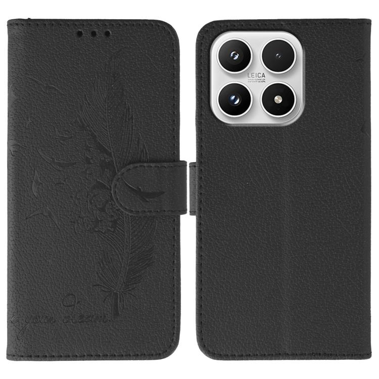 Feather Pattern Litchi Texture Leather Phone Case, For Xiaomi 17 Pro, For Xiaomi 17, For Xiaomi 15T Pro 5G, For Xiaomi 15T 5G, For Xiaomi Poco F7 Ultra / Redmi K80 Pro, For Xiaomi Poco F7 Pro / Redmi K80, For Xiaomi Poco C75 4G, For Xiaomi 14T Pro     ...