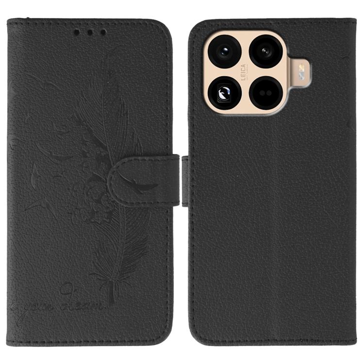Feather Pattern Litchi Texture Leather Phone Case, For Xiaomi 17 Pro, For Xiaomi 17, For Xiaomi 15T Pro 5G, For Xiaomi 15T 5G, For Xiaomi Poco F7 Ultra / Redmi K80 Pro, For Xiaomi Poco F7 Pro / Redmi K80, For Xiaomi Poco C75 4G, For Xiaomi 14T Pro     ...