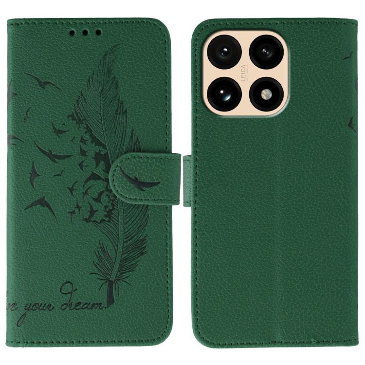 Feather Pattern Litchi Texture Leather Phone Case, For Xiaomi 17 Pro, For Xiaomi 17, For Xiaomi 15T Pro 5G, For Xiaomi 15T 5G, For Xiaomi Poco F7 Ultra / Redmi K80 Pro, For Xiaomi Poco F7 Pro / Redmi K80, For Xiaomi Poco C75 4G, For Xiaomi 14T Pro     ...