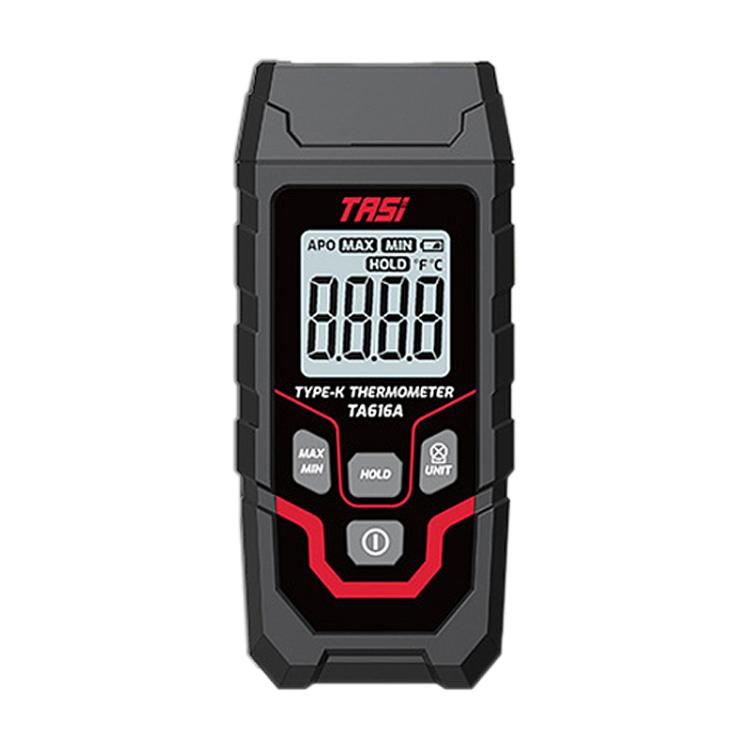 TRSI TA616A Industrial Handheld K-Type Thermocouple Thermometer, Single Channel, Basic Version, TA616A