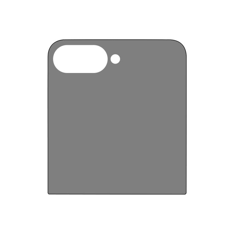 Back Screen 28-degree Privacy Full Cover Screen Protector, For Samsung Galaxy Z Flip7 5G