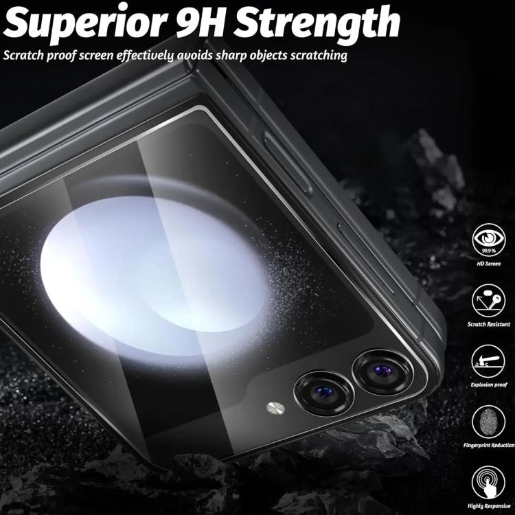 Back Screen Transparent High Aluminum Screen Protector, For Samsung Galaxy Z Flip7 5G