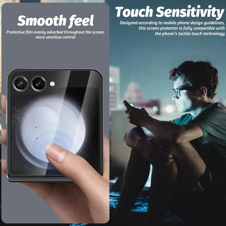 Back Screen Transparent High Aluminum Screen Protector, For Samsung Galaxy Z Flip7 5G