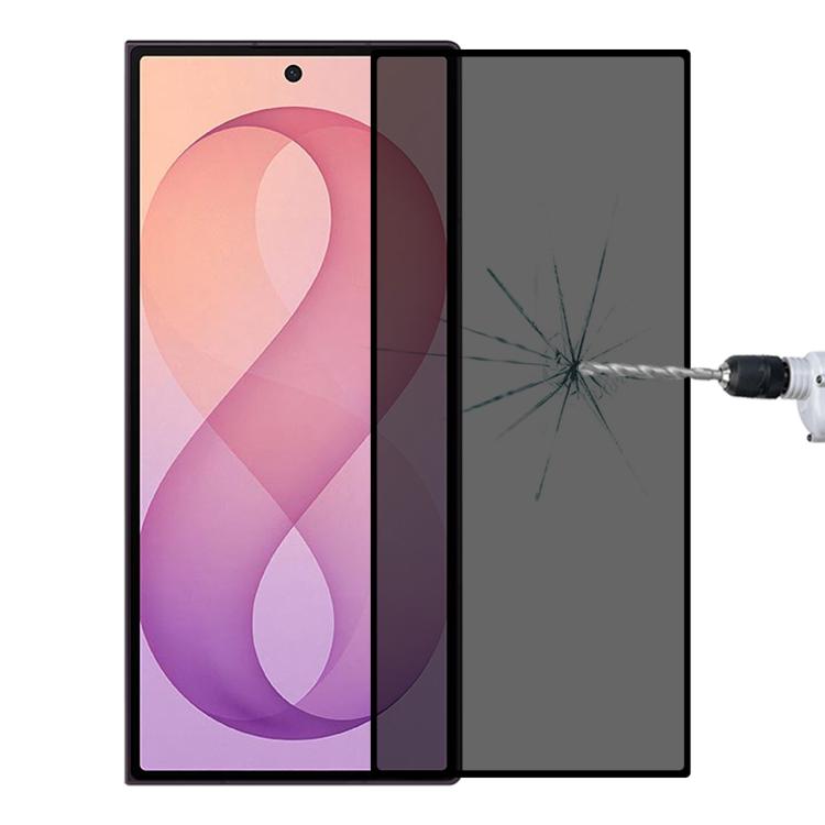 Silk Full Cover 28-degree Privacy Tempered Glass Film, For Galaxy Z Fold8 5G, For Galaxy Z Fold8 Ultra 5G, For Samsung Galaxy Z Fold7 5G