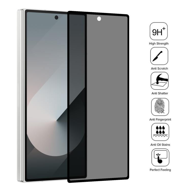 Silk Full Cover 360-degree Privacy Tempered Glass Film, For Samsung Galaxy Z Fold7 5G