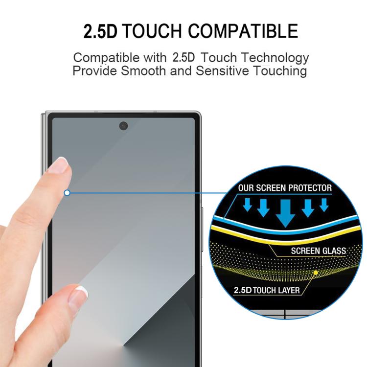 Silk Full Cover HD Tempered Glass Film, For Samsung Galaxy Z Fold7 5G