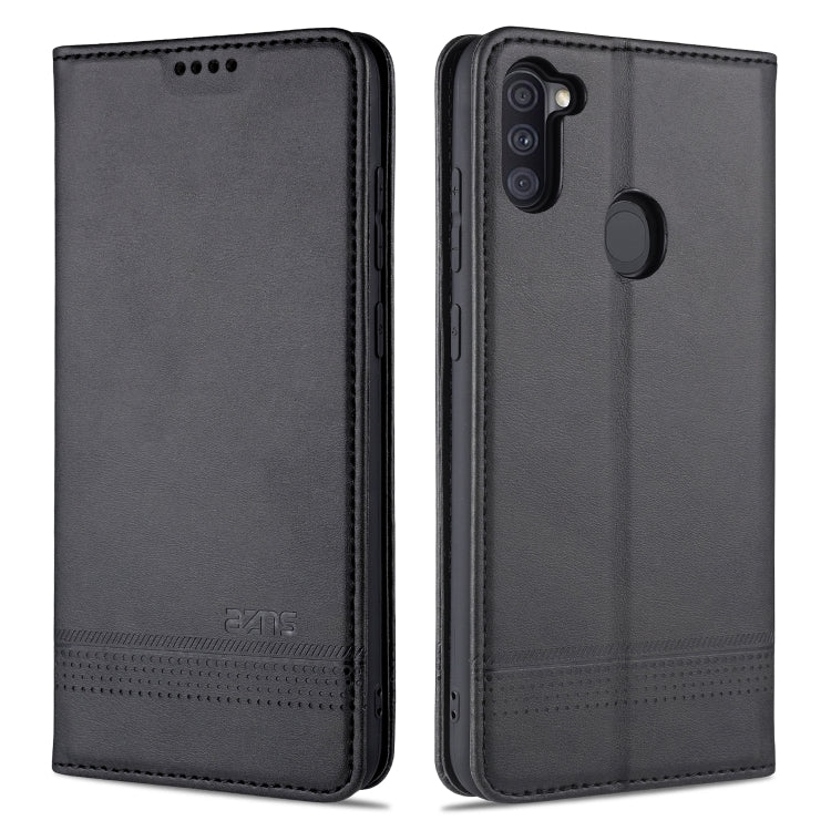 AZNS Magnetic Calf Texture Horizontal Flip Leather Case with Card Slots & Holder & Wallet, For Samsung Galaxy A11, For Samsung Galaxy A21s, For Samsung Galaxy A31, For Samsung Galaxy A41, For Samsung Galaxy A51, For Samsung Galaxy A71                  ...