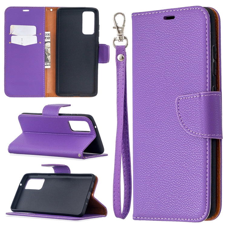 Litchi Texture Pure Color Horizontal Flip PU Leather Case with Holder & Card Slots & Wallet & Lanyard, For Galaxy S20 FE 5G / S20 Lite, For Samsung Galaxy S20 FE 5G / S20 Lite