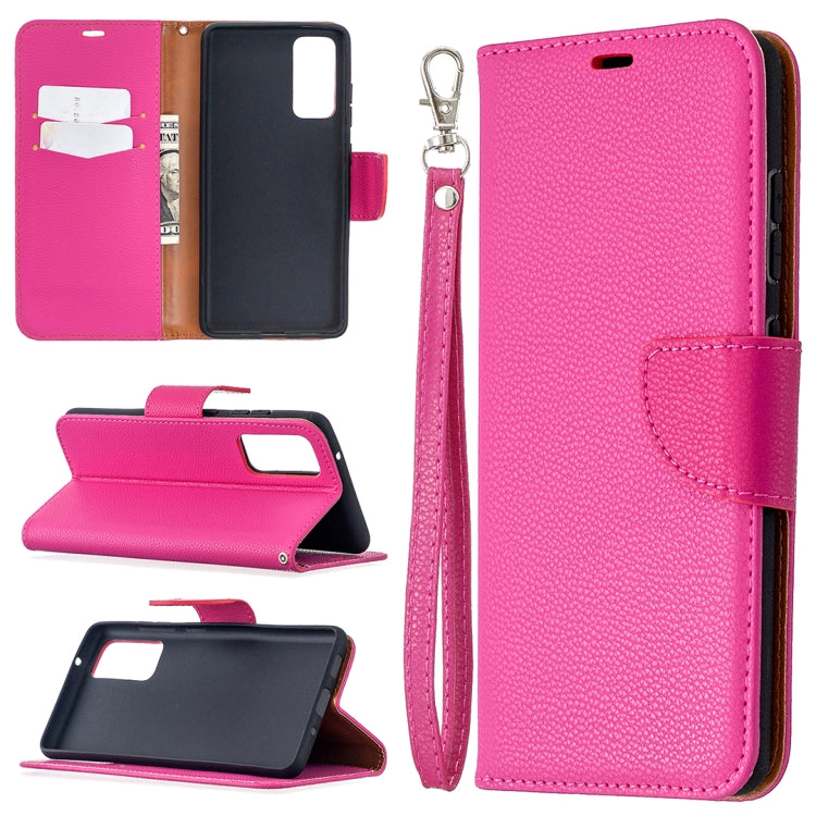 Litchi Texture Pure Color Horizontal Flip PU Leather Case with Holder & Card Slots & Wallet & Lanyard, For Galaxy S20 FE 5G / S20 Lite, For Samsung Galaxy S20 FE 5G / S20 Lite