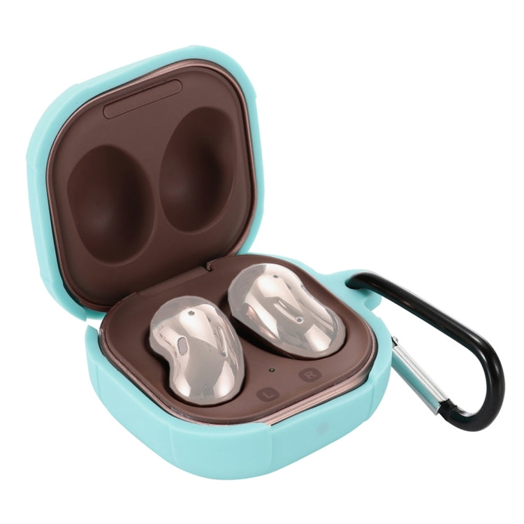 For Samsung Galaxy Buds Live Anti-fall Silicone Earphone Protective Case with Hook