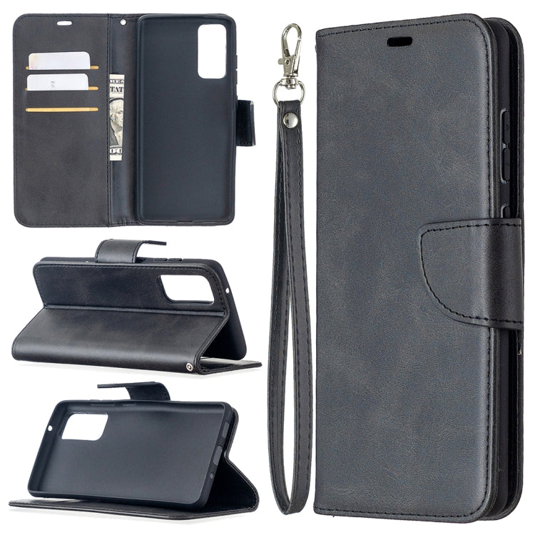 Lambskin Texture Pure Color Horizontal Flip PU Leather Case with Holder & Card Slots & Wallet & Lanyard, For Galaxy S20 FE 5G / S20 Lite, For Samsung Galaxy S20 FE 5G / S20 Lite