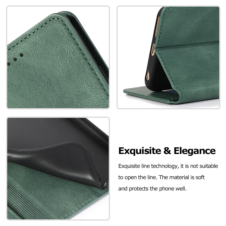 Retro Magnetic Closing Clasp Horizontal Flip Leather Case with Holder & Card Slots & Photo Frame & Wallet, For iPhone 6, For iPhone 6 Plus, For iPhone SE 2022 / SE 2020 / 8 / 7, For iPhone 8 Plus / 7 Plus, For iPhone 11, For iPhone 11 Pro              ...