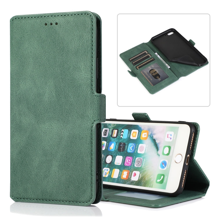 Retro Magnetic Closing Clasp Horizontal Flip Leather Case with Holder & Card Slots & Photo Frame & Wallet, For iPhone 6, For iPhone 6 Plus, For iPhone SE 2022 / SE 2020 / 8 / 7, For iPhone 8 Plus / 7 Plus, For iPhone 11, For iPhone 11 Pro              ...