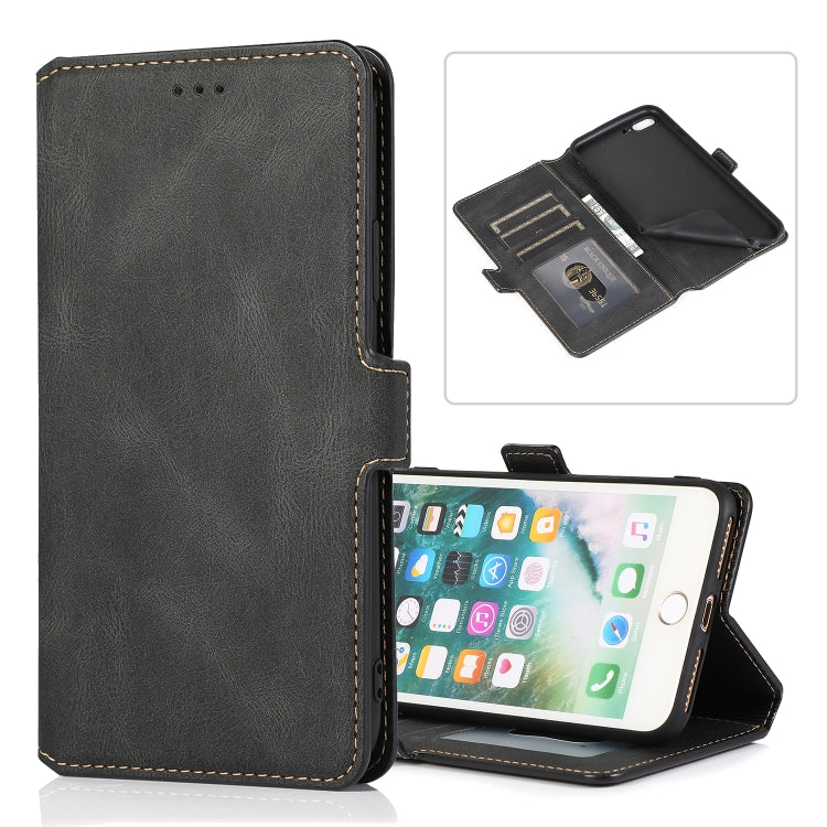 Retro Magnetic Closing Clasp Horizontal Flip Leather Case with Holder & Card Slots & Photo Frame & Wallet, For iPhone 6, For iPhone 6 Plus, For iPhone SE 2022 / SE 2020 / 8 / 7, For iPhone 8 Plus / 7 Plus, For iPhone 11, For iPhone 11 Pro              ...