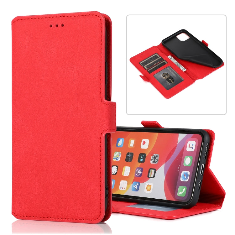 Retro Magnetic Closing Clasp Horizontal Flip Leather Case with Holder & Card Slots & Photo Frame & Wallet, For iPhone 6, For iPhone 6 Plus, For iPhone SE 2022 / SE 2020 / 8 / 7, For iPhone 8 Plus / 7 Plus, For iPhone 11, For iPhone 11 Pro              ...
