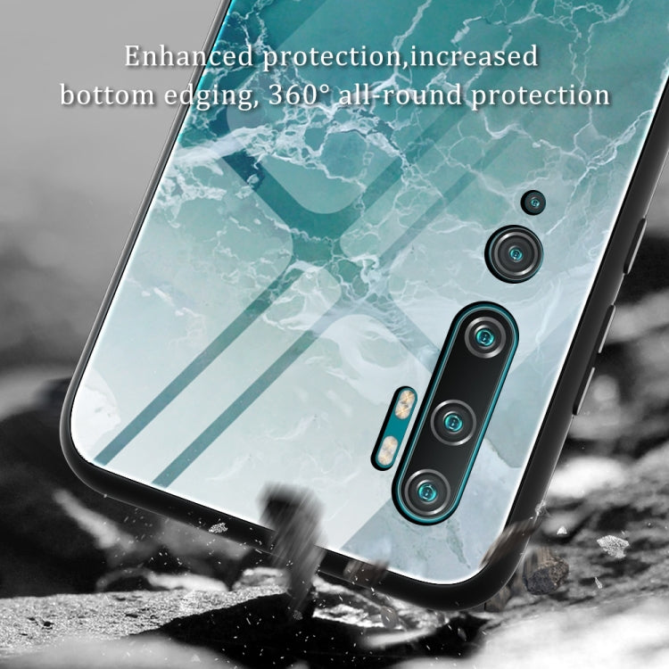 Marble Pattern Glass Protective Case, For Xiaomi Mi Note 10, For Xiaomi Mi CC9 / A3 Lite, For Xiaomi Redmi 9A, For Xiaomi Redmi K20 / K20 Pro / Mi 9T, For Xiaomi Redmi Note 9, For Xiaomi Redmi Note 9S / Note 9 Pro, For Xiaomi Redmi Note 8 Pro