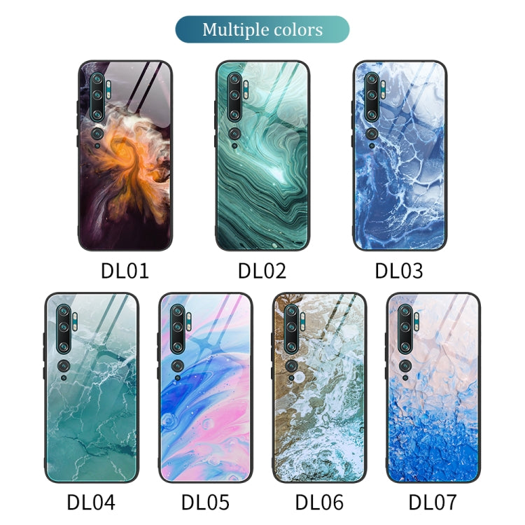 Marble Pattern Glass Protective Case, For Xiaomi Mi Note 10, For Xiaomi Mi CC9 / A3 Lite, For Xiaomi Redmi 9A, For Xiaomi Redmi K20 / K20 Pro / Mi 9T, For Xiaomi Redmi Note 9, For Xiaomi Redmi Note 9S / Note 9 Pro, For Xiaomi Redmi Note 8 Pro