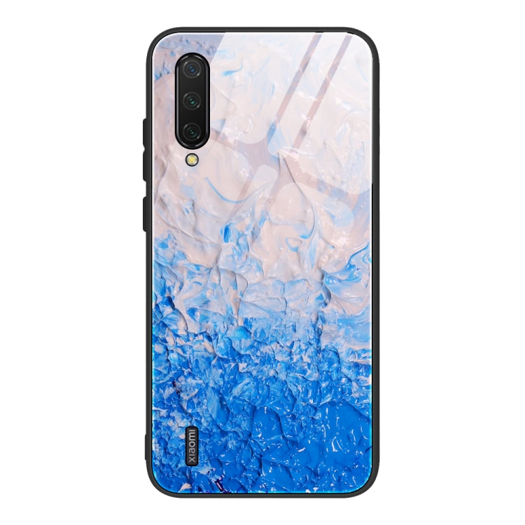 Marble Pattern Glass Protective Case, For Xiaomi Mi Note 10, For Xiaomi Mi CC9 / A3 Lite, For Xiaomi Redmi 9A, For Xiaomi Redmi K20 / K20 Pro / Mi 9T, For Xiaomi Redmi Note 9, For Xiaomi Redmi Note 9S / Note 9 Pro, For Xiaomi Redmi Note 8 Pro