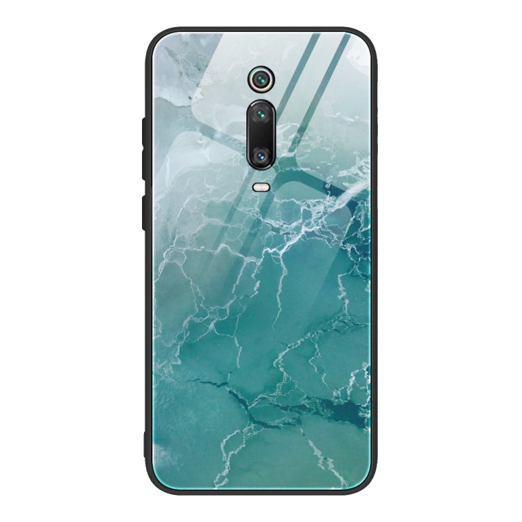 Marble Pattern Glass Protective Case, For Xiaomi Mi Note 10, For Xiaomi Mi CC9 / A3 Lite, For Xiaomi Redmi 9A, For Xiaomi Redmi K20 / K20 Pro / Mi 9T, For Xiaomi Redmi Note 9, For Xiaomi Redmi Note 9S / Note 9 Pro, For Xiaomi Redmi Note 8 Pro