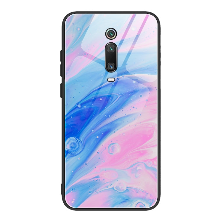 Marble Pattern Glass Protective Case, For Xiaomi Mi Note 10, For Xiaomi Mi CC9 / A3 Lite, For Xiaomi Redmi 9A, For Xiaomi Redmi K20 / K20 Pro / Mi 9T, For Xiaomi Redmi Note 9, For Xiaomi Redmi Note 9S / Note 9 Pro, For Xiaomi Redmi Note 8 Pro