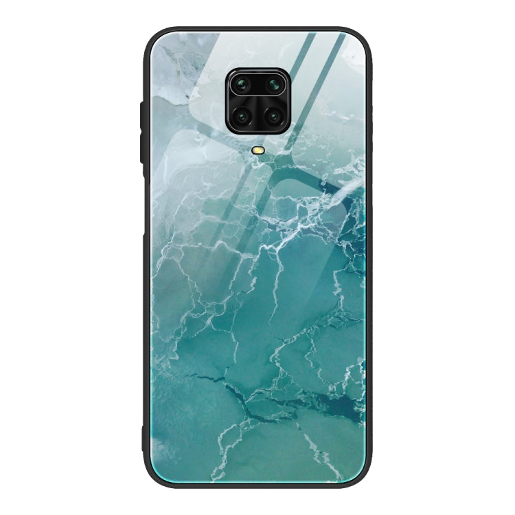 Marble Pattern Glass Protective Case, For Xiaomi Mi Note 10, For Xiaomi Mi CC9 / A3 Lite, For Xiaomi Redmi 9A, For Xiaomi Redmi K20 / K20 Pro / Mi 9T, For Xiaomi Redmi Note 9, For Xiaomi Redmi Note 9S / Note 9 Pro, For Xiaomi Redmi Note 8 Pro