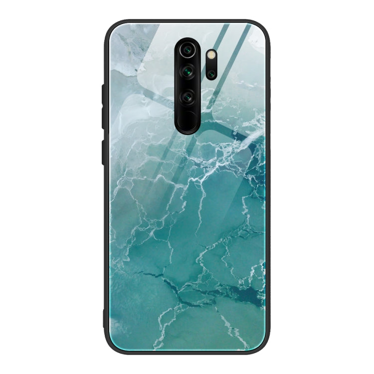 Marble Pattern Glass Protective Case, For Xiaomi Mi Note 10, For Xiaomi Mi CC9 / A3 Lite, For Xiaomi Redmi 9A, For Xiaomi Redmi K20 / K20 Pro / Mi 9T, For Xiaomi Redmi Note 9, For Xiaomi Redmi Note 9S / Note 9 Pro, For Xiaomi Redmi Note 8 Pro