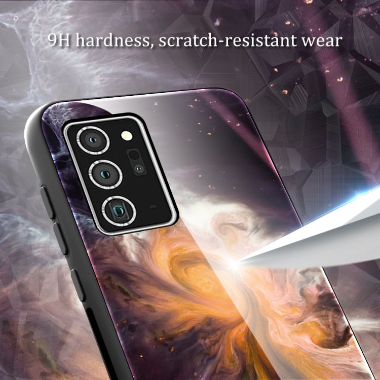 Marble Pattern Glass Protective Case, For Samsung Galaxy Note20 Ultra, For Samsung Galaxy S20 Ultra, For Samsung Galaxy Note10 Lite / A81, For Samsung Galaxy A51, For Samsung Galaxy A50 / A50s / A30s, For Samsung Galaxy A21s