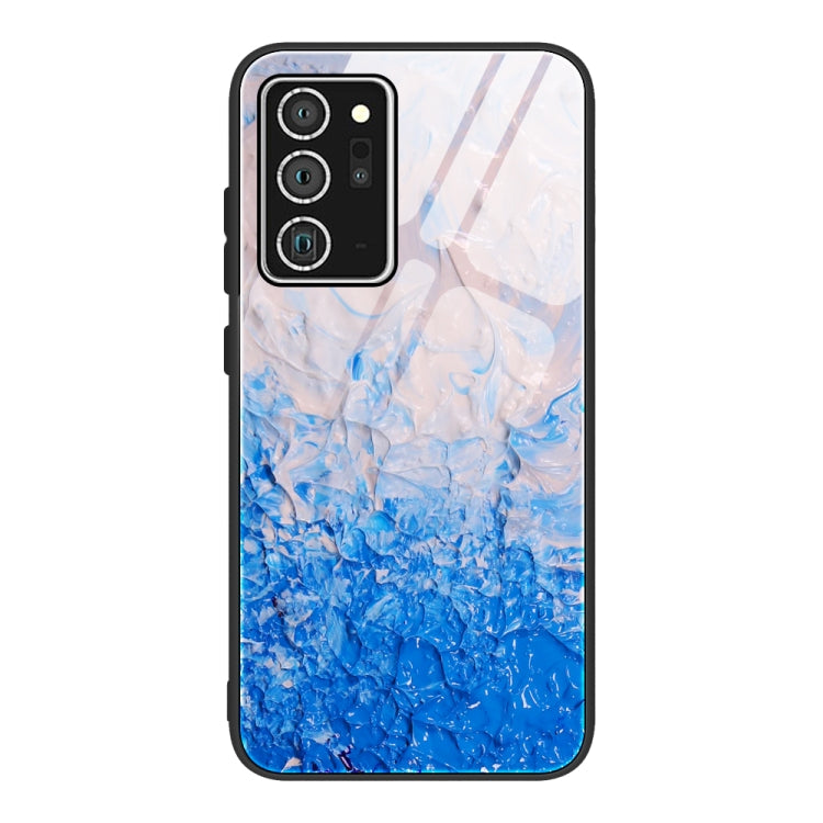 Marble Pattern Glass Protective Case, For Samsung Galaxy Note20 Ultra, For Samsung Galaxy S20 Ultra, For Samsung Galaxy Note10 Lite / A81, For Samsung Galaxy A51, For Samsung Galaxy A50 / A50s / A30s, For Samsung Galaxy A21s