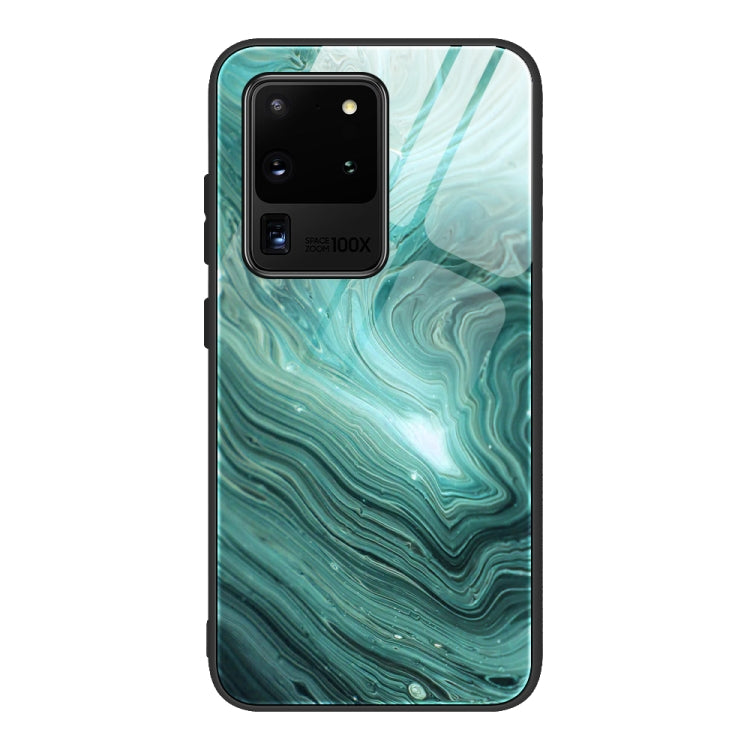 Marble Pattern Glass Protective Case, For Samsung Galaxy Note20 Ultra, For Samsung Galaxy S20 Ultra, For Samsung Galaxy Note10 Lite / A81, For Samsung Galaxy A51, For Samsung Galaxy A50 / A50s / A30s, For Samsung Galaxy A21s