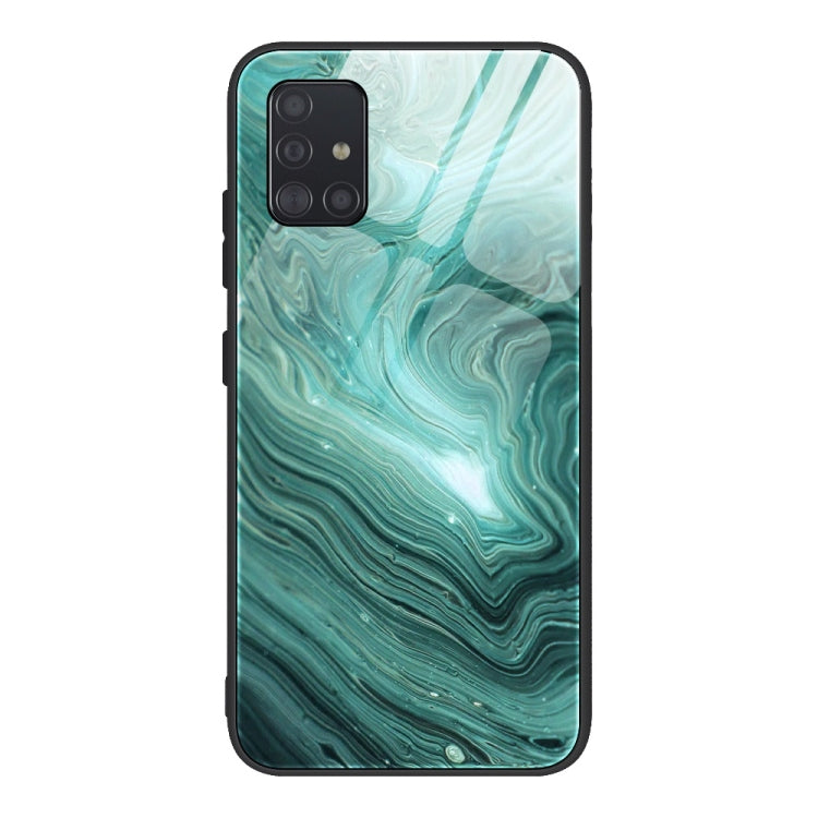 Marble Pattern Glass Protective Case, For Samsung Galaxy Note20 Ultra, For Samsung Galaxy S20 Ultra, For Samsung Galaxy Note10 Lite / A81, For Samsung Galaxy A51, For Samsung Galaxy A50 / A50s / A30s, For Samsung Galaxy A21s