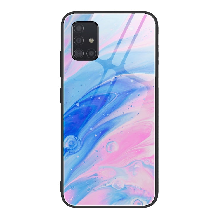 Marble Pattern Glass Protective Case, For Samsung Galaxy Note20 Ultra, For Samsung Galaxy S20 Ultra, For Samsung Galaxy Note10 Lite / A81, For Samsung Galaxy A51, For Samsung Galaxy A50 / A50s / A30s, For Samsung Galaxy A21s
