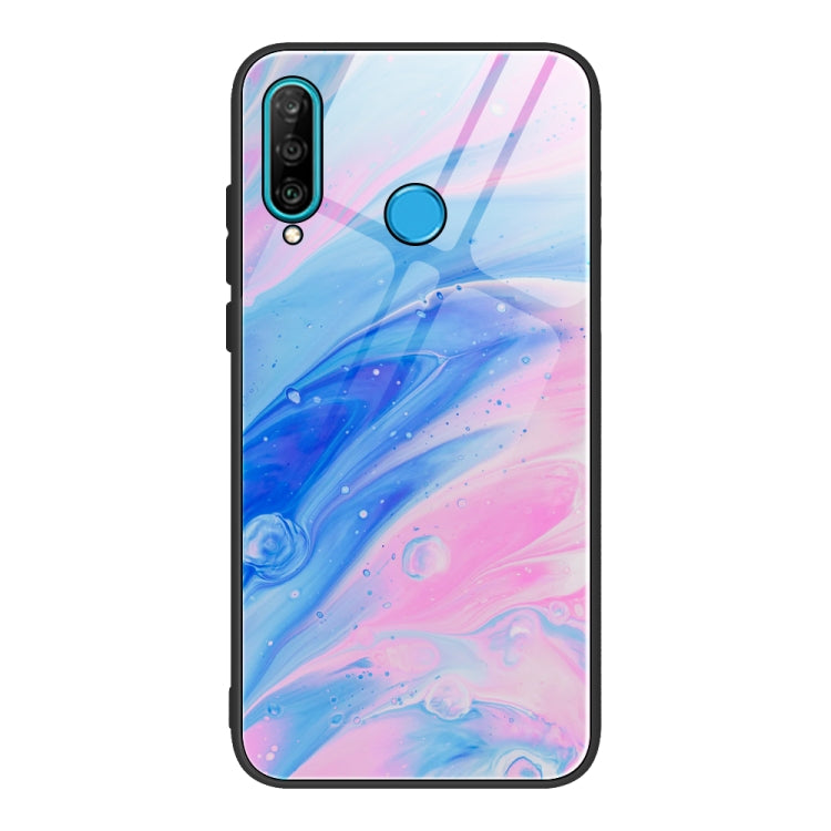 Marble Pattern Glass Protective Case, For Huawei P30 lite / nova 4e, For Huawei P30 Pro, For Huawei Y9 Prime (2019) / P Smart Z, For Honor 20 / nova 5T
