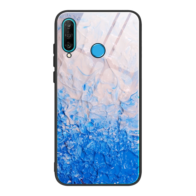 Marble Pattern Glass Protective Case, For Huawei P30 lite / nova 4e, For Huawei P30 Pro, For Huawei Y9 Prime (2019) / P Smart Z, For Honor 20 / nova 5T