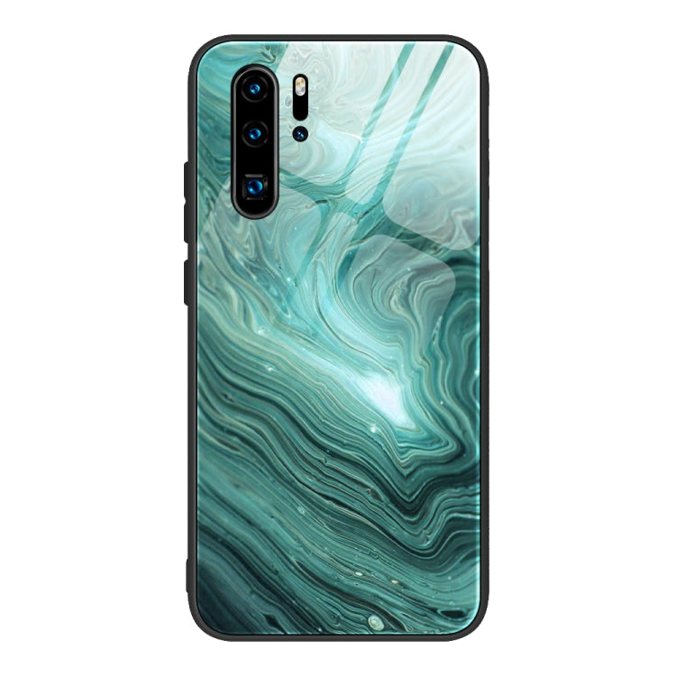 Marble Pattern Glass Protective Case, For Huawei P30 lite / nova 4e, For Huawei P30 Pro, For Huawei Y9 Prime (2019) / P Smart Z, For Honor 20 / nova 5T